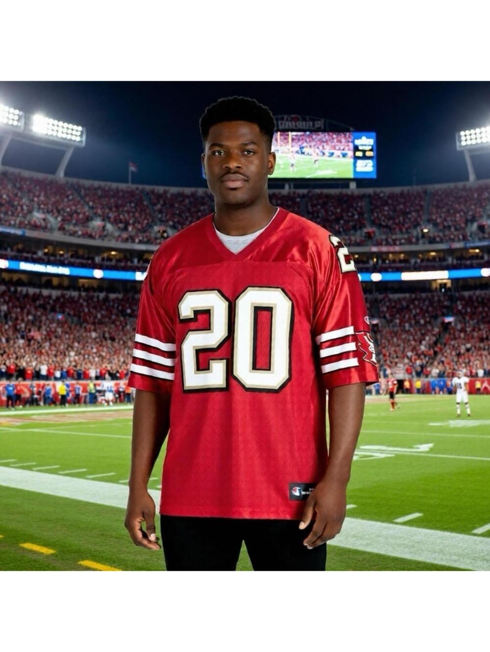 Champion San Francisco 49ers #20 Football Jersey Size 52